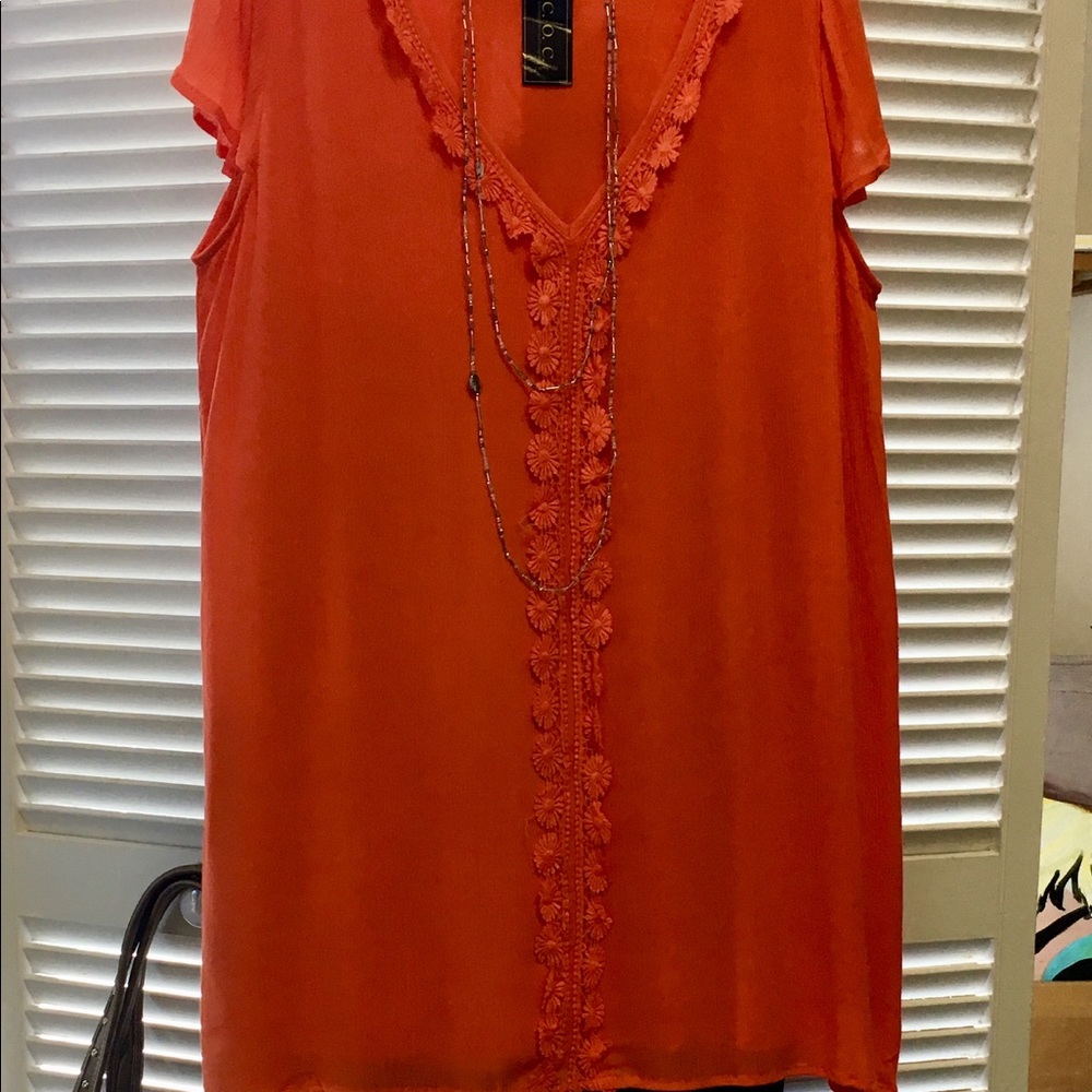 Orange C.O.C. Plus size Blouse
